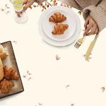 Thanksgiving Turkey Pumpkin Waterproof Tablecloth 54 x 72