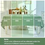 Sage Green Waterproof Linen Tablecloth for Rectangles