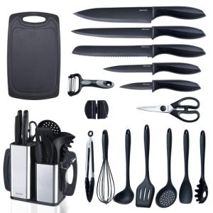 RAXCO 18-Piece Kitchen Utensils Set with Holder