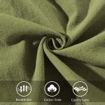 Olive Green Cotton Linen Pinafore Apron Dress