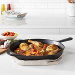 Amazon Basics 15-Inch Pre-Seasoned Cast Iron Skillet