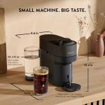 Nespresso Vertuo Pop+ Coffee Machine, Liquorice Black