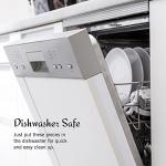 Mikasa Satin Loft 65-Piece Flatware Set for 12, 18/10 Stainless Steel Silverware with Forks, Knives, Spoons, and Serving Utensils, Durable and Elegant Design