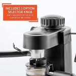 4-Cup Espresso and Cappuccino Maker – Black