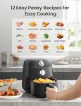 COMFEE' 2.1 Quart Compact Air Fryer with 12 Settings
