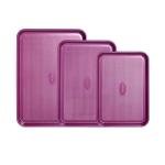 Carote 3-Piece Baking Pan Set in Royal Violet
