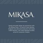 Mikasa Satin Loft 65-Piece Flatware Set for 12, 18/10 Stainless Steel Silverware with Forks, Knives, Spoons, and Serving Utensils, Durable and Elegant Design