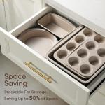 CAROTE 7-Piece Nonstick Stackable Bakeware Set