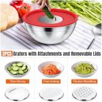 7-Piece Stainless Steel Mixing Bowls Set with Lids