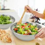 Set of 2 Professional Stainless Steel Mixing Bowls