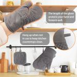 4-Piece High Heat Oven Mitts and Potholders