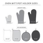 KitchenAid Two-Tone Non-Slip Oven Mitt Set