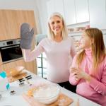 4-Piece High Heat Oven Mitts and Potholders