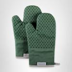 KitchenAid Dark Green Oven Mitt Set, 2 Pieces
