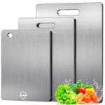Titanium Cutting Board Set - 3 Double-Sided Boards