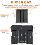 Expandable Utensil Drawer Organizer for Kitchen