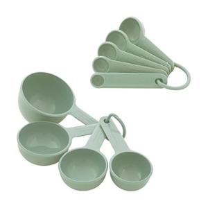 Measuring Cup and Spoon Set, Pistachio, 9 Piece