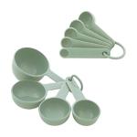 Measuring Cup and Spoon Set, Pistachio, 9 Piece