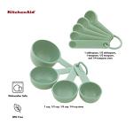 Measuring Cup and Spoon Set, Pistachio, 9 Piece