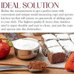 Stainless Steel Measuring Cups Set of 6