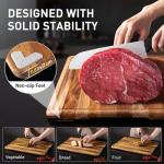 Teak Wood Cutting Board Set - 3 Pack