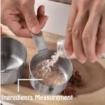 Stainless Steel 5-Piece Measuring Cups Set