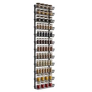 Adjustable 12-Tier Wall Mounted Spice Rack