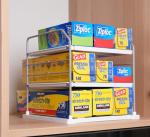 Adjustable 3-Tier Kitchen Storage Organizer