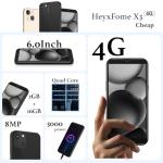 HeyxFome X3a 2025 Unlocked 4G Smartphone, 6.0