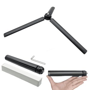 Metal Mini Desktop Tripod with 1/4 Inch Screw Stand for Smooth 4 DSLR Camera Video Camcorder Aluminum Alloy Holder With Wrench