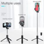 Bluetooth Selfie Stick Tripod with Beauty Light