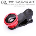 3-in-1 Fisheye and Wide Angle Lens for Smartphones