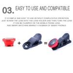 3-in-1 Fisheye and Wide Angle Lens for Smartphones
