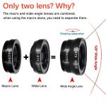 3-in-1 Fisheye Wide Angle Camera Lens for Smartphones