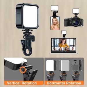 Battery-Powered Clip-On LED Selfie Light