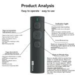 Bluetooth Page Turner Remote for Smartphones and Ebooks