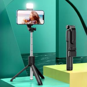 Bluetooth Selfie Stick with Fill Light for Phones
