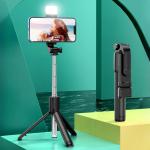 Bluetooth Selfie Stick with Fill Light for Phones