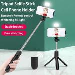 Bluetooth Selfie Stick with Fill Light for Phones