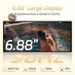 OUKITEL C61 Unlocked Android Smartphone with 6.88" Display