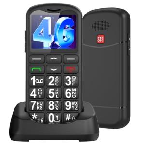 Unlocked 4G Senior Mobile Phone with SOS Button