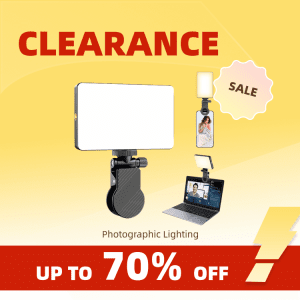Clearance_Smartphone Selfie Light Selfie Video Conference Light Portable LED Light Compatible For Cell Phone IPad Laptop Camera_
