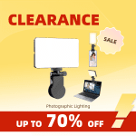 Clearance_Smartphone Selfie Light Selfie Video Conference Light Portable LED Light Compatible For Cell Phone IPad Laptop Camera_