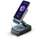 Hupoaf Adjustable Phone Stand with Wireless Speaker