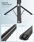 RISEOFLE 180cm Tripod & Selfie Stick with Remote