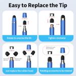 2-in-1 High Precision Stylus Pen for Touchscreens