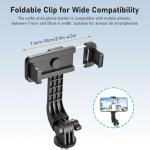 POWOMAO Selfie Stick Tripod with Fill Light