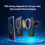 Magnetic Wireless Car Charger Mount for Smartphones