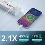 Dual Port USB Wall Charger 2-Pack for Phones