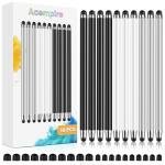 10-Pack 2-in-1 Touchscreen Stylus Pens